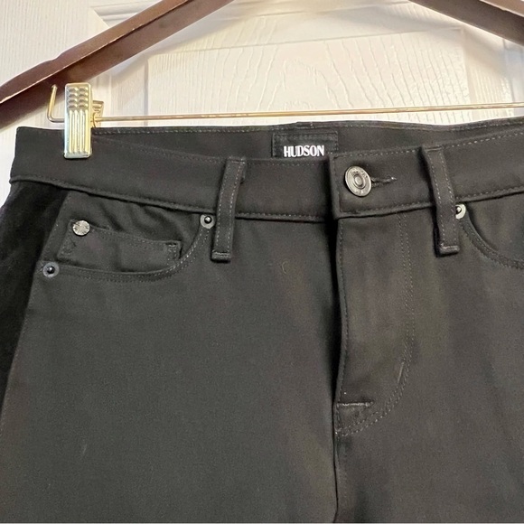 HUDSON JEANS Amory Super Skinny Velvet stripes in Black women’s size 27 Revolve - Picture 3 of 9